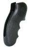 Hogue 19100 Monogrip Finger Grooves Black Nylon Cobblestone Finish Fits S&W K Frame with Round Butt
