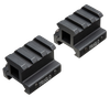 TruGlo TG8982B Picatinny Riser Mount  Matte Black Anodized