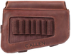 Allen 8519 Westcliff Buttstock Cartridge Carrier 7rd Leather Rifle Buttstock Mount Features Raised Cheek Piece