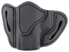 1791 Gunleather ORBHCSBLL BHC Optic Ready OWB Compact Stealth Black Leather Belt Slide Compatible w/Glock 43/Sig P365/Walther PPK Left Hand