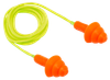 Pyramex RP3001 Reusable Earplugs  Polymer 24 dB Behind The Neck Orange/Yellow Adult 50 Pair