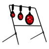 EZ-Aim 15403 Deflector Spinner Target System Air Rifle, Rimfire Pistol/Rifle Black/Red Steel Circle