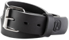 1791 Gunleather BLT014650SBLA 01  Gun Belt Stealth Black Leather 46/50 1.50" Wide Buckle Closure