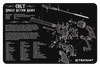 TekMat TEKR17SAA  Cleaning Mat Black/White Rubber 11"x17" Colt Revolver Army Parts Diagram