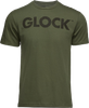 Glock AP96164 Caliber Tee  Military Green Ringspun Cotton Short Sleeve 3XL