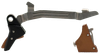 Timney Triggers ALPHAGLOCK34LRGBRNZE Alpha Competition 45 ACP/10mm Auto, Bronze Straight Trigger, Compatible w/Glock Gen3-4