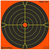 Caldwell 1166107 Orange Peel  Self-Adhesive Paper Black/Orange 5.50" Bullseye 10 Pack