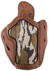 1791 Gunleather MOBH24BRWR BH2.4 Optic Ready OWB 2.4 Brown/Mossy Oak Leather Belt Slide Fits Walther PPQ/Sig P320/Springfield XD-M