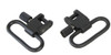 Deluxe Locking Swivel Set 1.25" Black