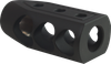 Timber Creek Outdoors 50BEOHBBLC Muzzle Brake  Black Cerakote with 49/64-20 tpi Threads for 50 Beowulf AR-Platform