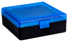 Berry's 95182 Ammo Box  38Special/357Mag Blue/Black Polypropylene 100rd