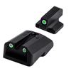 Tritium Night Sight Set for Novak 1911 .270/.500 - Green Front/Green Rear