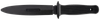 Cold Steel CS92R10D Peace Keeper I Rubber Trainer 7" Fixed Plain Blade Black Santoprene