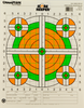 Champion Targets 45761 Score Keeper  Bullseye Paper Hanging 100 yds Rifle 14" x 18" Green/Orange 12 PK