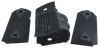 Pearce Grip PGM1911 Modular Grip System  Black Rubber for 1911 Government