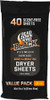 40CTDDW BLACK PREMIUM DRYER SHEETS 