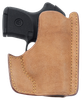 Galco PH652 Front Pocket  Natural Horsehide Fits Springfield XD-S/Taurus 709 Slim/Ruger Max-9/FN 503 Ambidextrous