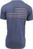 PISTOL FLAG T-SHIRT X-LARGEGLOCK OEM HEATHERED NAVY 