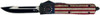ROSS FLAG 3.1" BLACK DROP PNTTEMPLAR KNIFE SLIM OTF BETSY 