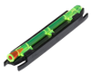 HiViz M300 M-Series Magnetic Front Sight  Black | Green with Red Center Fiber Optic Front Sight