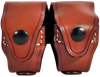 1791 Gunleather RVSLDCBRA Speed Loader Double Carrier Brown Steerhide Compatible w/ 5/6 Shots