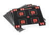 Hornady 9963 Lock-N-Load Target Grid Hanging Paper Black Red White 10 Pack