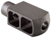 Alexander Arms MBEOTNKKIT Tank Muzzle Brake Kit Black Steel with 49/64-20 tpi Threads 3.50" OAL 1.50" Diameter for 50 Beowulf