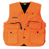 Primos 65704 Gunhunter's Hunting Vest 2XL Blaze Orange Features Compass & LED Light