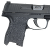 Talon Grips 001R Adhesive Grip  Textured Black Rubber for Sig Compact P320, P250, M17, M18 with Medium Grip Module