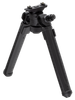 Magpul MAG933-BLK Bipod  made of Aluminum with Black Finish, M-LOK Attachment, Rubber Feet, 6.30-10.30" Vertical Adjustment for AR-Platform