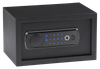 Bulldog BD5010 Duo  Digital Keypad/Biometric/Key Entry Black Powder Coat Steel Holds 1 Handgun LED Keypad