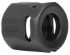 Strike Industries MCCIRCLE Micro Threaded Compensator Black Steel 1/2"x28 Threads 0.64" OAL Compatible w/ 9mm/357 SIG