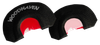 Woodhaven WH304 Red Ninja Half Venom Diaphragm Call Triple Reed Attracts Turkeys Black