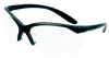 Howard Leight R01535 Uvex Vapor II Shooting Glasses Adult Clear Lens Anti-Fog Polycarbonate Black Frame