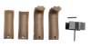 Glock 30870  Backstrap/Beavertail Set Dark Earth Polymer