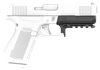 Recover Tactical GR4801 Full Size Rail for Glock 48  Black