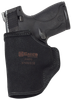 Galco STO858B Stow-N-Go  IWB Black Leather Belt Clip Fits S&W M&P 380EZ Right Hand