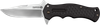 Cold Steel CS20MWCB Crawford 1 3.50" Folding Clip Point Plain 4034 SS Blade Black w/Traction Inlays GRN Handle Includes Pocket Clip