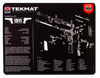 TekMat TEKR201911  Ultra 20 Cleaning Mat Black/White Rubber 15"x20" 1911 Parts Diagram