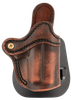 1791 Gunleather ORPDHCVTGR Paddle Holster Optic Ready OWB Size Compact Vintage Leather Paddle Fits Glock 43 Fits Sig P365 Fits Taurus GX4 Right Hand
