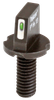 XS Sights AR20016 AR-15 A2 Tritium Front Sight  Black Mil-Spec Green with White Outline for AR-15