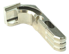 Cross Armory CRGMCSV Mag Catch  Extended Glock Gen1-3/P80 Silver Anodized Aluminum