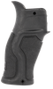 FAB Defense FXGRADUSB Gradus Ergonomic AR Style Black Polymer w/Rubber Overmold, Fits AR/AK