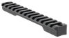 Talley PSM258779 Fierce Rivalry Picatinny Rail  Black Anodized Short Action 20 MOA