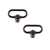 Allen 14516 Quick Detach Swivel  Set 1.25" Push Button Black Steel