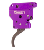 Timney Triggers 502B Benchrest Trigger  Single-Stage Curved Trigger with 3-6 oz Draw Weight & Purple/Black Finish for Remington 700