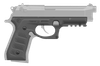Recover Tactical BC2-04 Grip & Rail System  Gray Polymer Picatinny  for Most Beretta 92 & M9 Models