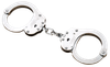 Uzi Accessories UZIHCEUSCNIJ Handcuffs NIJ Silver Steel Includes 2 Keys