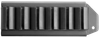 Aim Sports MR6RK Side Shell Carrier  Polymer w/Aluminum Mounting Plate 12 Gauge 6rd Rem 870