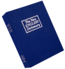 Bulldog BD1180 Deluxe Diversion Book Safe Combination Entry Blue Steel Holds 1 Handgun 7.75" L x 10.50" W x 2.50" D